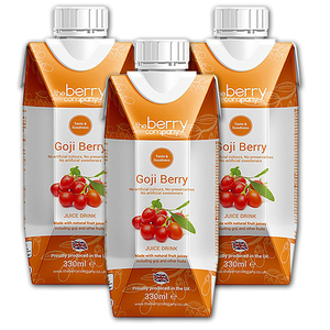 The Berry Company Goji Berry Fruit Juice 3 Pack (330ml per pack)
