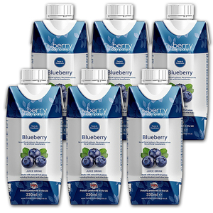 The Berry Company Blueberry Fruit Juice 6 Pack (330ml per pack)