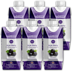 The Berry Company Acai Berry Fruit Juice 6 Pack (330ml per pack)