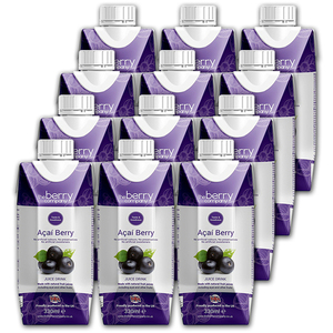 The Berry Company Acai Berry Fruit Juice 12 Pack (330ml per pack)