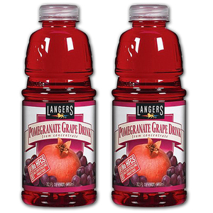 Langers Pomegranate Grape Drink 2 Pack (946ml per pack)