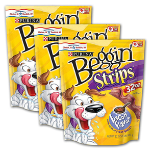 Beggin' Strips Bacon Flavor Dog Treats 3 Pack (907g per bag)