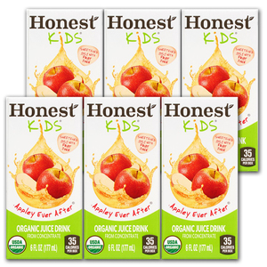 Honest Kids Appley Ever After Organic Juice Drink 6 Pack (177ml per pack)