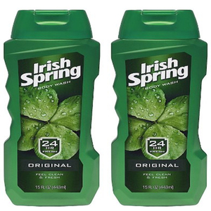 Irish Spring Body Wash Original 2 Pack (443.6ml per bottle)
