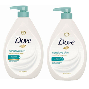 Dove Sensitive Skin Nourishing Body Wash 2 Pack (1L per bottle)