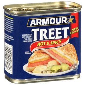 Armour Star Treet Hot & Spicy Luncheon Meat 340g
