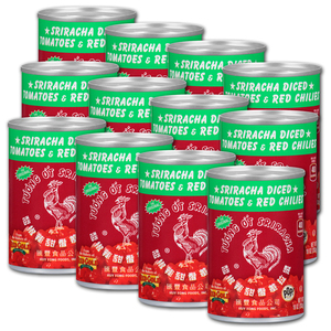 Huy Fong CED Tomatoes Sriracha with Red Chilies 12 Pack (283g per can)