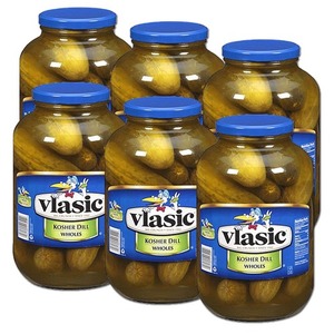 Vlasic Kosher Whole Dill 6 Pack (3.8L per bottle)