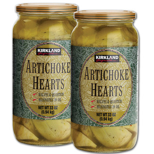 Kirkland Signature Artichoke Heart in Oil 2 Pack (935g per bottle)