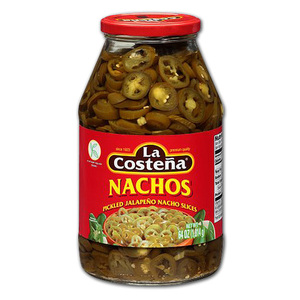 La Costena Pickled Jalapeno Nacho Slices 1.8kg