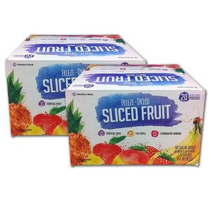 Member's Mark Freeze Dried Sliced Fruit Snacks 2 Pack (20 Count per box)