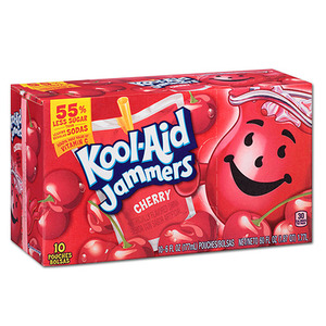 Kraft Foods Kool Aid Jammers Cherry 10's