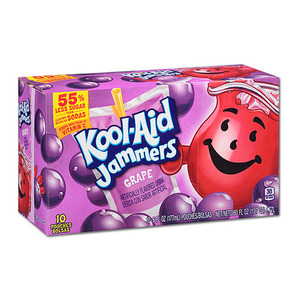 Kraft Foods Kool Aid Jammers Grape 10's