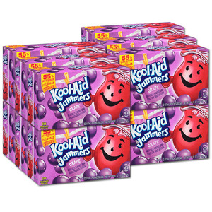 Kraft Foods Kool Aid Jammers Grape 12 Pack (10's per box)
