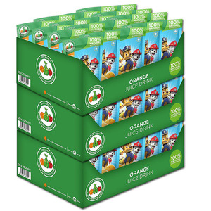 Paw Patrol Orange Juice 3 Pack (20's per box)