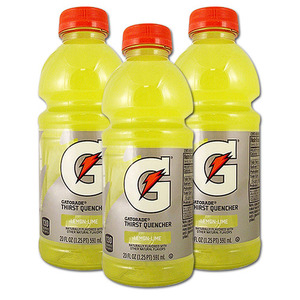 Gatorade G Series Lemon Lime 3 Pack (591ml per bottle)