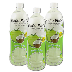 Mogu Mogu Coconut Flavored Drink 3 Pack (1L per bottle)