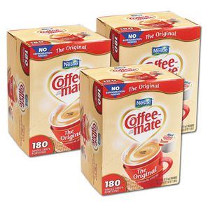 Nestle Coffeemate Original 3 Pack (180 Count per box)