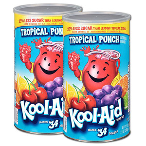 Kool-Aid Tropical Punch 2 Pack (2.33kg per can)