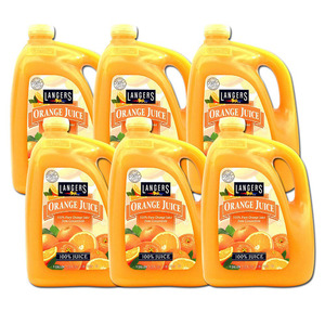 Langers Orange Juice 6 Pack (3.78L per bottle)