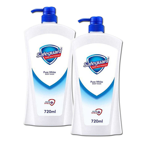 Safeguard Pure White Body Wash 2 Pack (720ml per jar)