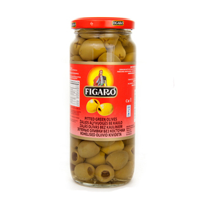 Figaro Green Pitted Olives 450g