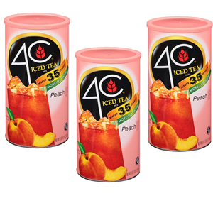 4C Iced Tea Peach Tea Mix 3 Pack (223g per can)