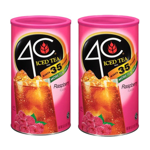 4C Iced Tea Raspberry 2 Pack (223g per can)