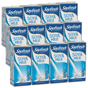 Soyfresh Soya Milk Natural 12 Pack (1L per pack)