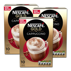 Nescafe Gold Cappuccino 3 Pack (10's per box)
