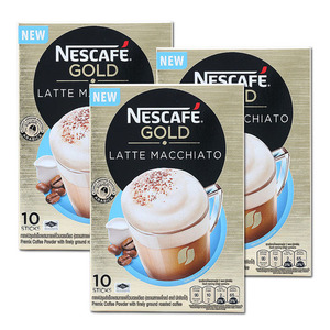 Nescafe Gold Latte Macchiato 3 Pack (10's per box)