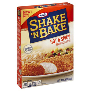 Kraft Shake 'N Bake Hot & Spicy Seasoned Coating Mix 135g