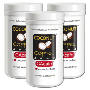 Cacafe Coconut Coffee 3 Pack (538g per pack)