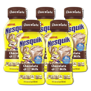 Nestle Nesquik Chocolate Milk 5 Pack (236ml per bottle)