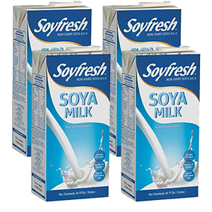 Soyfresh Soya Milk Natural 4 Pack (1L per pack)