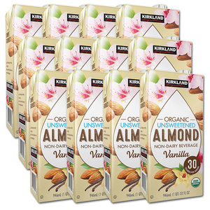 Kirkland Signature Organic Almond Milk 12 Pack (946ml per pack)