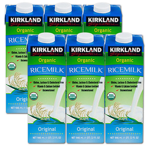 Kirkland Signature Organic Rice Milk 6 Pack (946ml per pack)