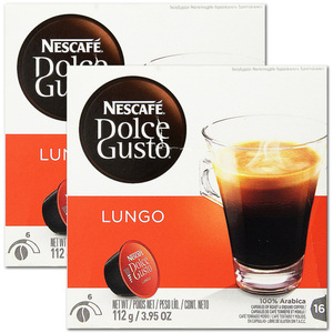 Nescafe Dolce Gusto Caffe Lungo 2 Pack (16 Count per box)