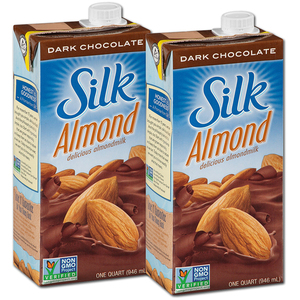 Silk Pure Almond Dark Chocolate 2 Pack (946ml per pack)