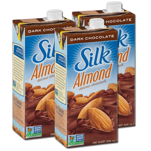 Silk Pure Almond Dark Chocolate 3 Pack (946ml per pack)