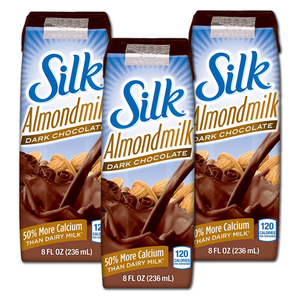Silk Pure Almond Dark Chocolate 3 Pack (236ml per pack)