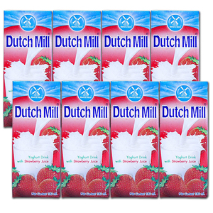 Dutch Mill Strawberry Yogurt 8 Pack (180ml per pack)