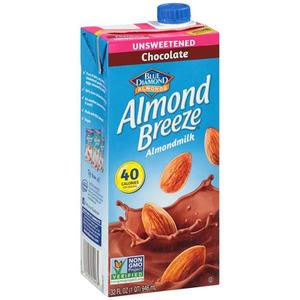 Blue Diamond Almond Breeze Unsweetened Chocolate Almondmilk 946ml