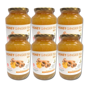 Honey Citron Honey Ginger Tea 6 Pack (1kg per bottle)
