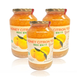 Honey Citron Tea 3 Pack (1kg per bottle)