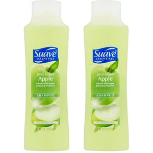 Suave Juicy Green Apple Shampoo 2 Pack (355ml per bottle)