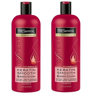 TRESemme Keratin Smooth Shampoo 2 pack (739ml per pack)