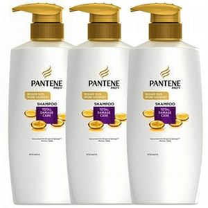 Pantene Total Damage Care Shampoo 3 pack (900ml per pack)