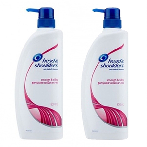 Head & Shoulder Smooth & Silky Shampoo 2 pack (850ml per pack)
