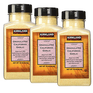 Kirkland Signature Granulated California Garlic 3 pack (510g per pack)